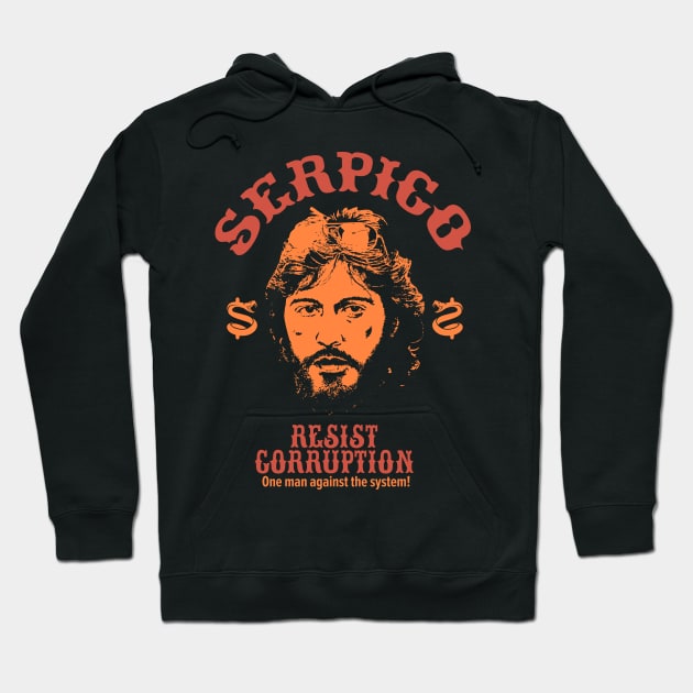 Serpico: A Badge of Integrity - Al Pacino Inspired T-Shirt Hoodie by Boogosh